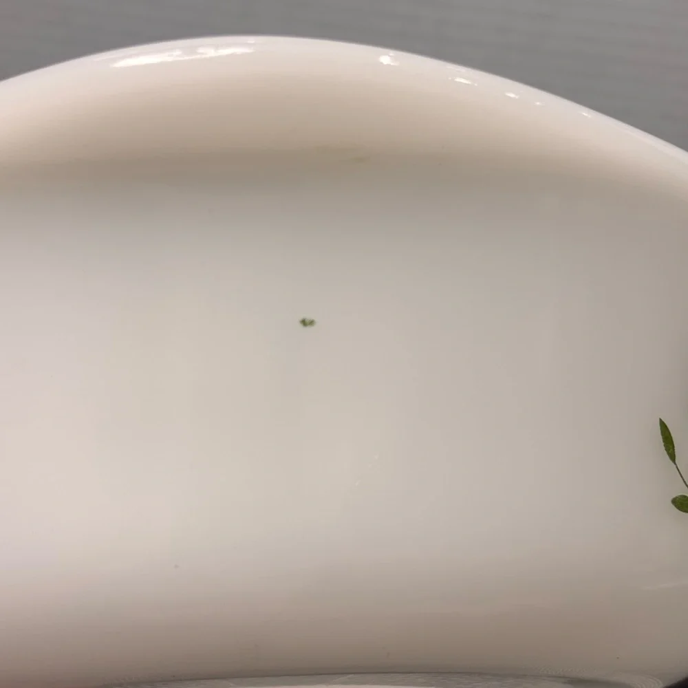 Vintage Glasbake 1 1/2 Qt Green Daisy Round Casserole Baking Dish #J2600 - Picture 10 of 13